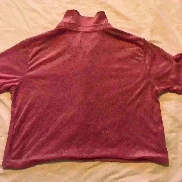 Pink Terry Cloth Barbie Top short sleeve shirt - Picture 2 of 4